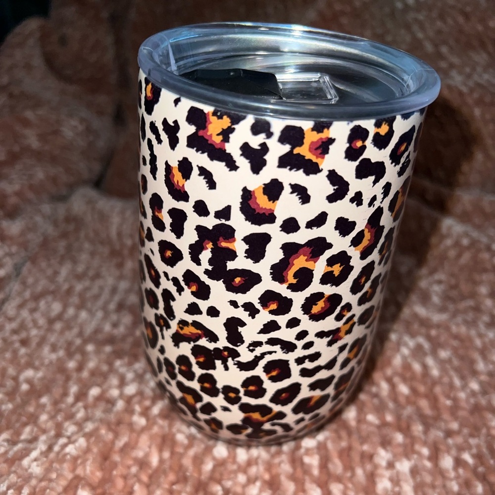 The spring ship leopard wine tumbler